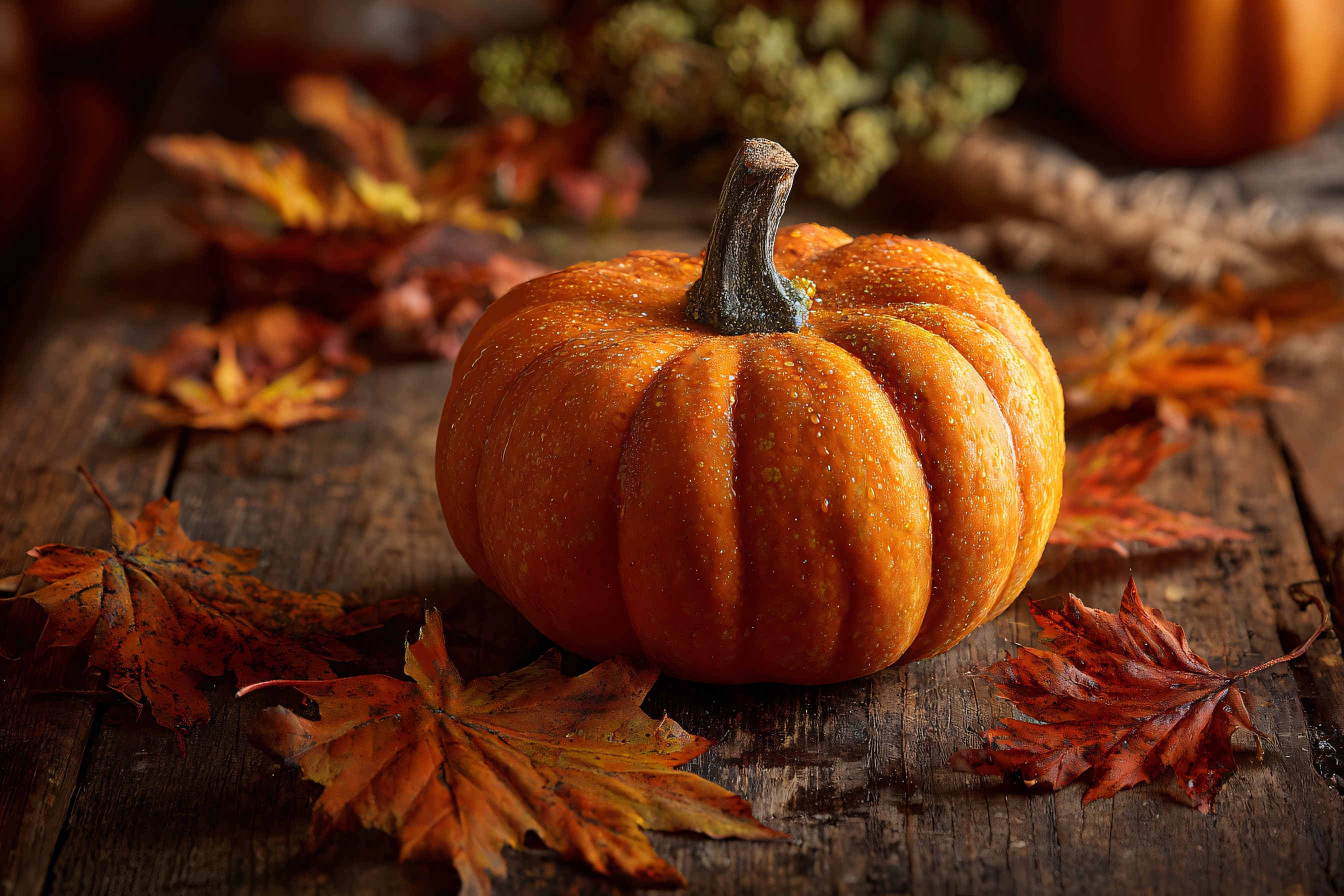 autumn pumpkin decoration fall season harvest
