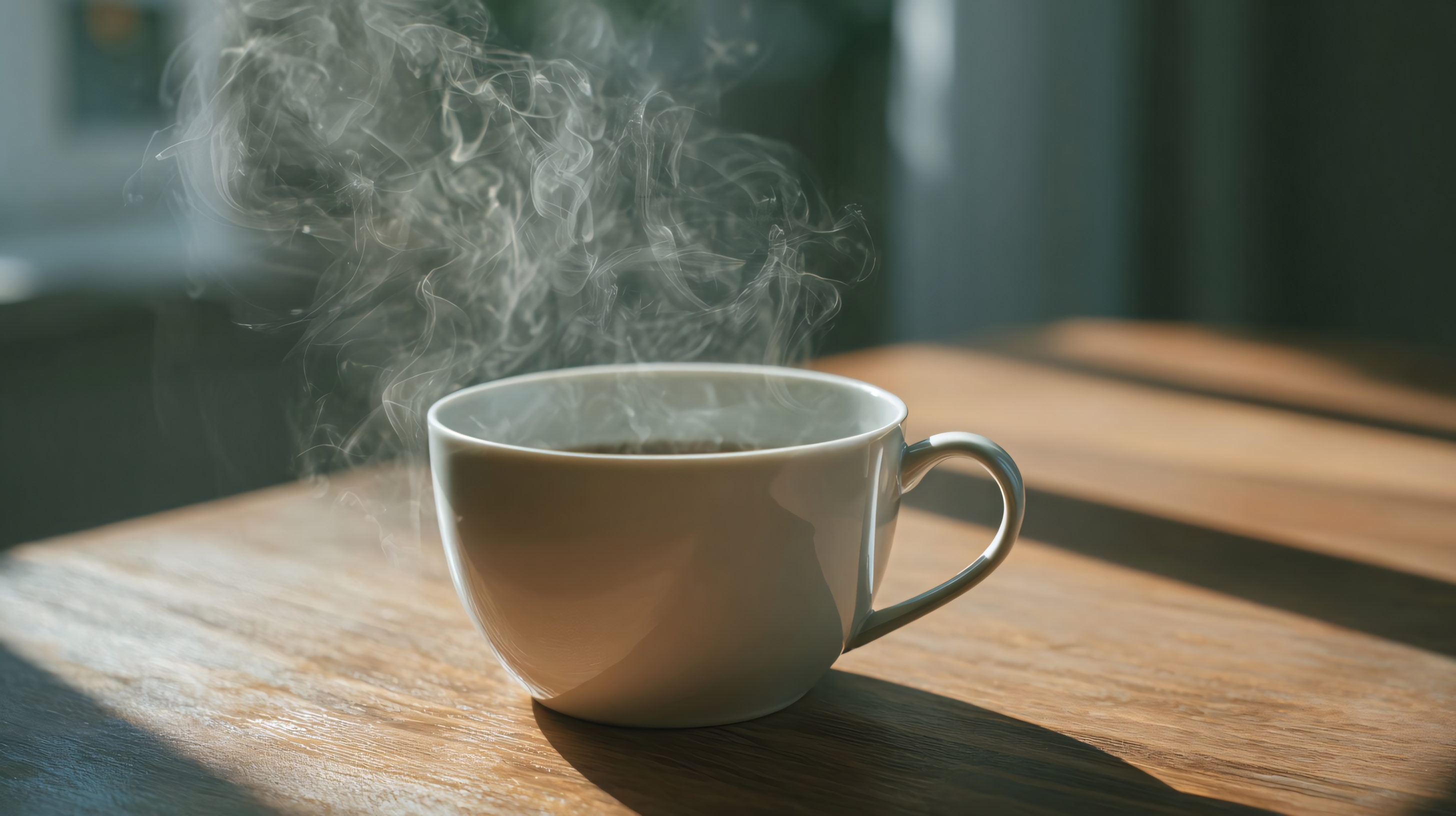 hot coffee cup steam morning drink