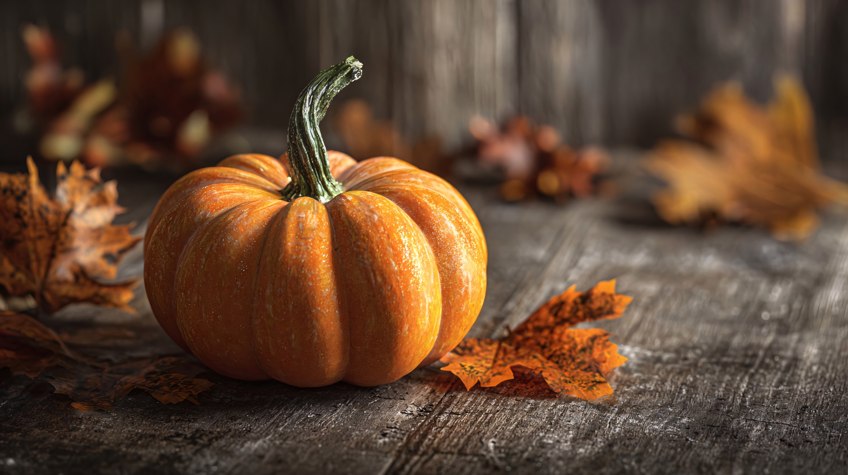 autumn pumpkin fall leaves seasonal decor